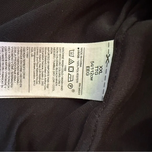 Banana Republic Black Long Sleeve Blouse, Size XXL - Picture 8 of 8